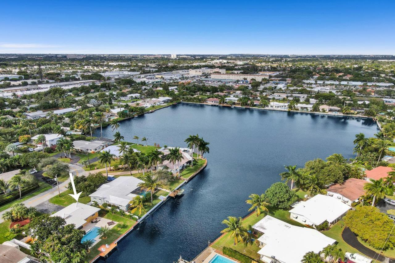 New! Waterfront Heated Pool & Jacuzzi 2 Mi To Beach - Fishing Pier Relaxing Spa & Hammock Fort Lauderdale Exterior photo