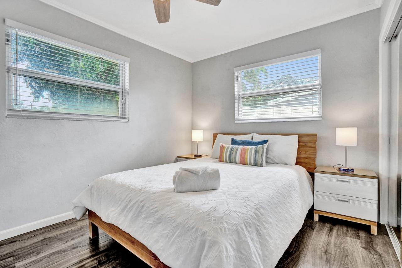 New! Waterfront Heated Pool & Jacuzzi 2 Mi To Beach - Fishing Pier Relaxing Spa & Hammock Fort Lauderdale Exterior photo