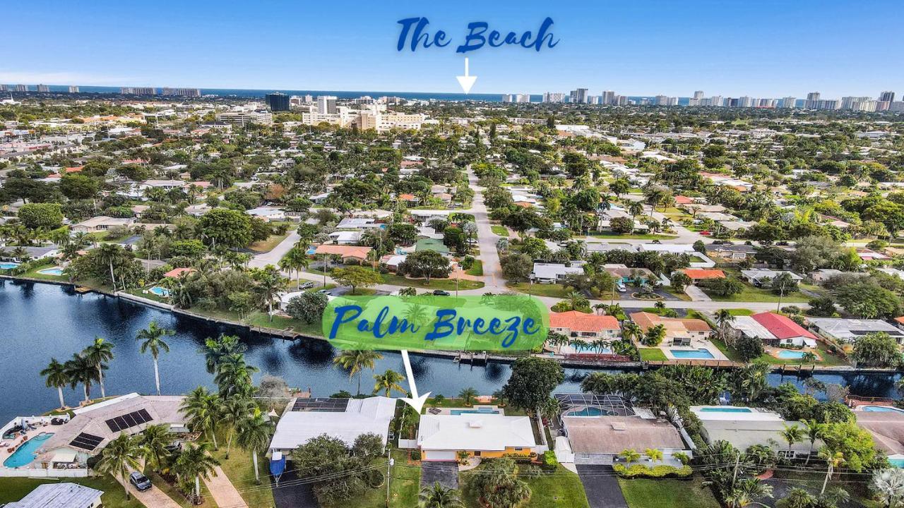 New! Waterfront Heated Pool & Jacuzzi 2 Mi To Beach - Fishing Pier Relaxing Spa & Hammock Fort Lauderdale Exterior photo