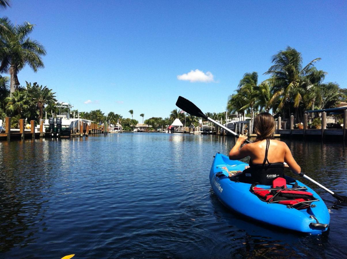 New! Waterfront Heated Pool & Jacuzzi 2 Mi To Beach - Fishing Pier Relaxing Spa & Hammock Fort Lauderdale Exterior photo