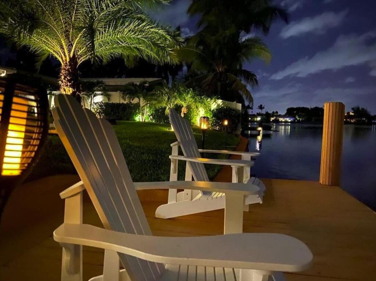 New! Waterfront Heated Pool & Jacuzzi 2 Mi To Beach - Fishing Pier Relaxing Spa & Hammock Fort Lauderdale Exterior photo